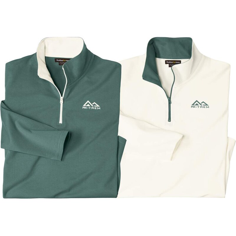 Sada 2 mikín so zapínaním na zips RX-Trem Atlas For Men Zelená 61681793