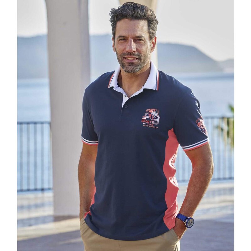 Džersejová polokošeľa Island Cup Atlas For Men Modrá 49154041