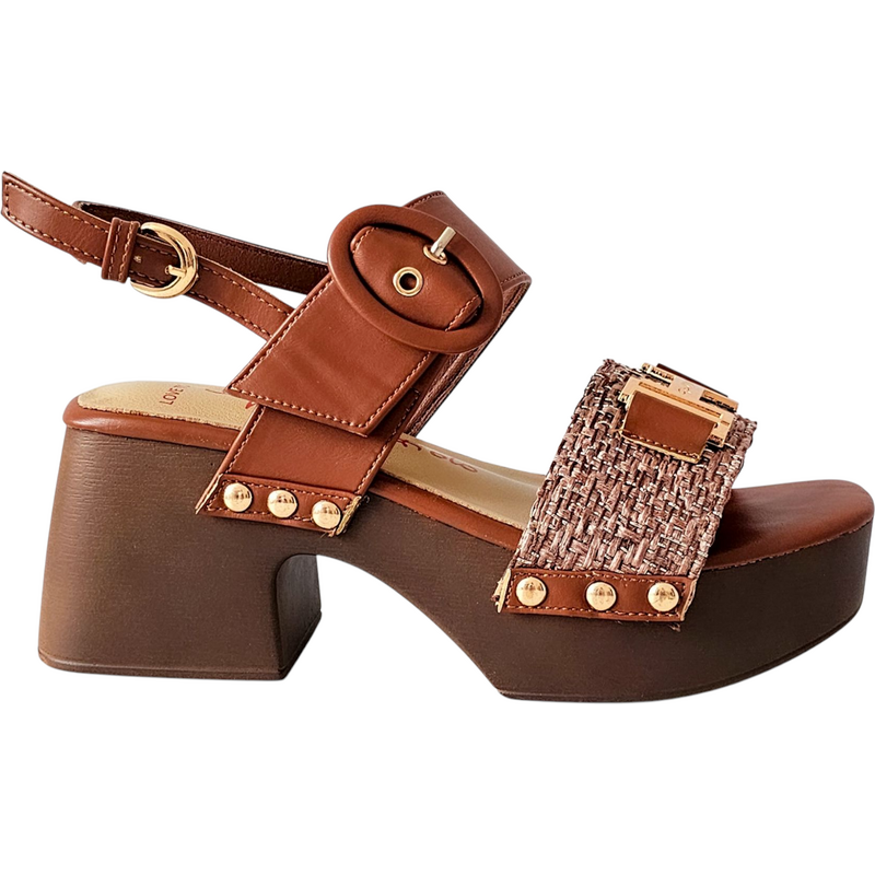 Hnedé retro sandále Gai Mattiolo Marrone 63432968