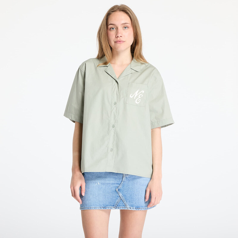 Košeľa New Era Revere Shirt Green L 63433834