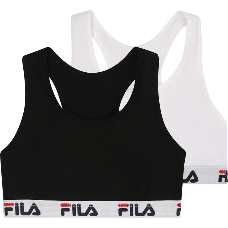 FILA Podprsenka jasne červená / čierna / biela / šedobiela 63434419