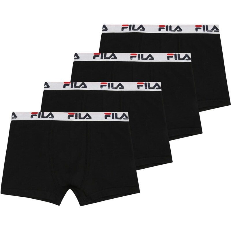 FILA Nohavičky jasne červená / čierna / šedobiela 63434420