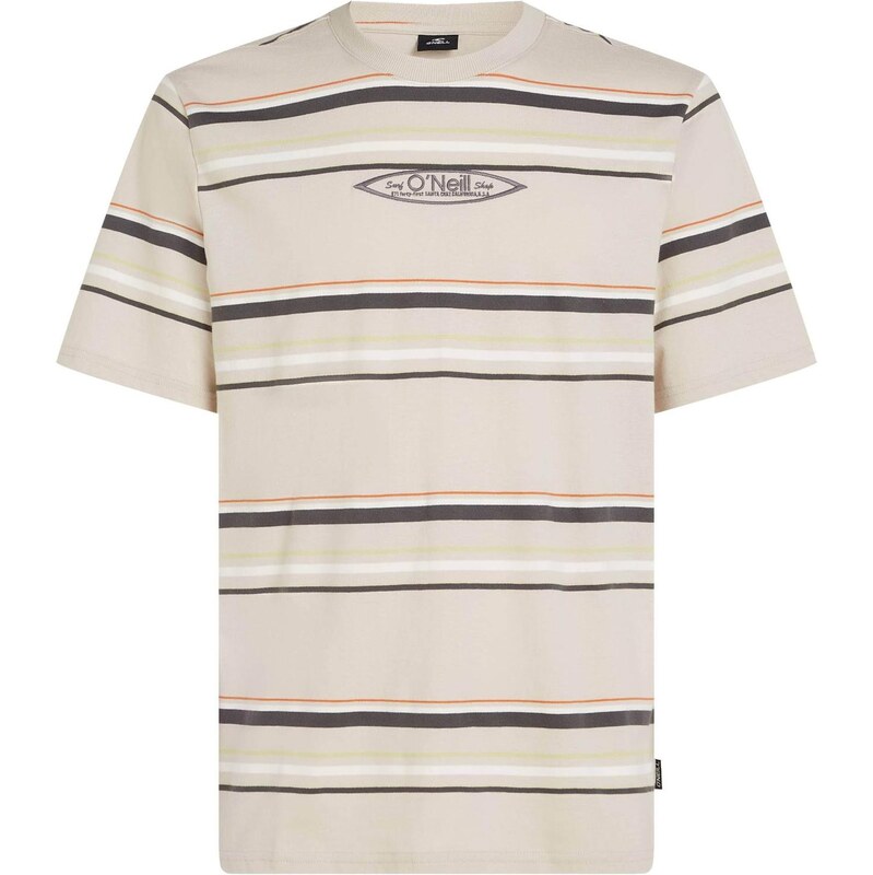 ONEILL Tričko béžová / tmavohnedá / oranžová 64470117