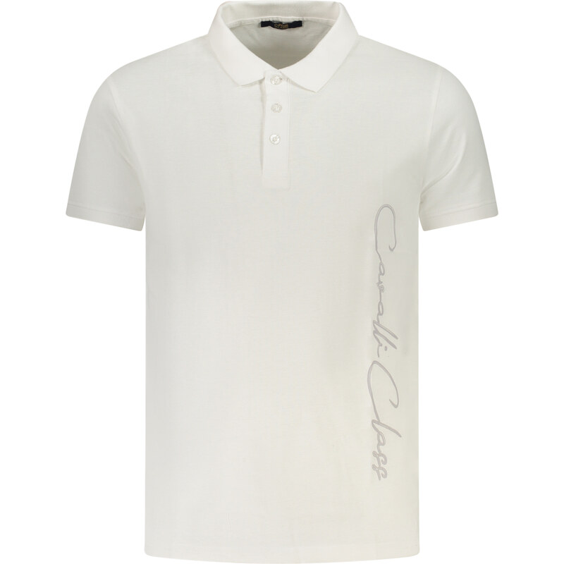 Biele pánske polo Cavalli Class 64707893