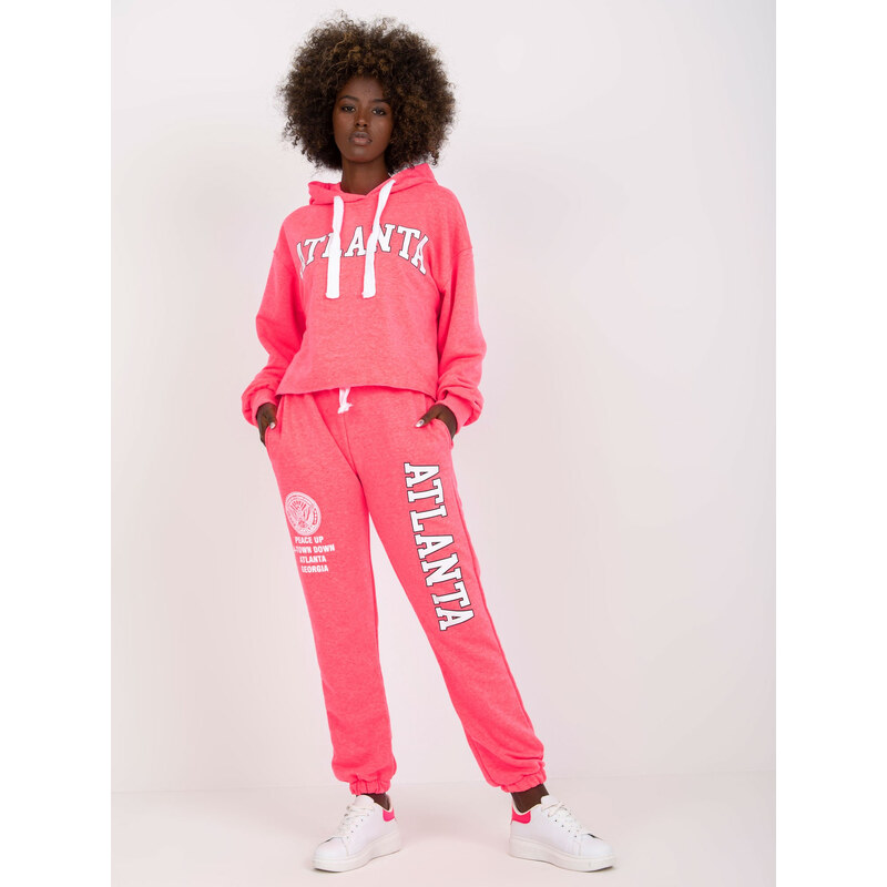 BASIC Ružová tepláková súprava ATLANTA -EM-KMPL-734.35P-fluo pink 33971590
