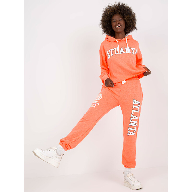 BASIC Oranžová tepláková súprava ATLANTA EM-KMPL-734.35P-fluo orange 33971589