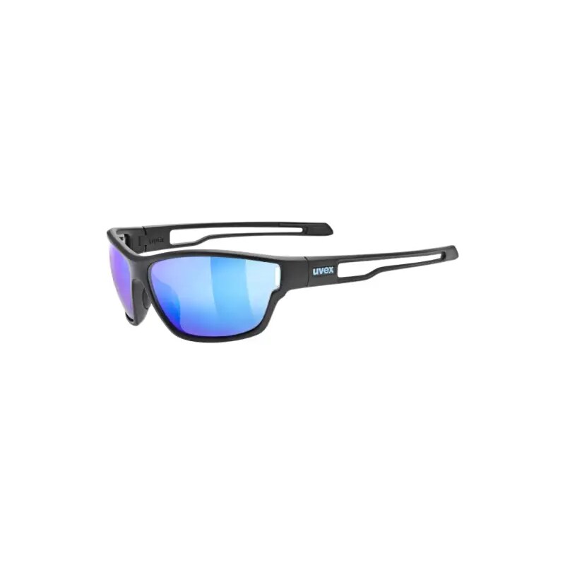 E-shop Uvex Sportstyle 806 okuliare Black Matt/Mirror Blue