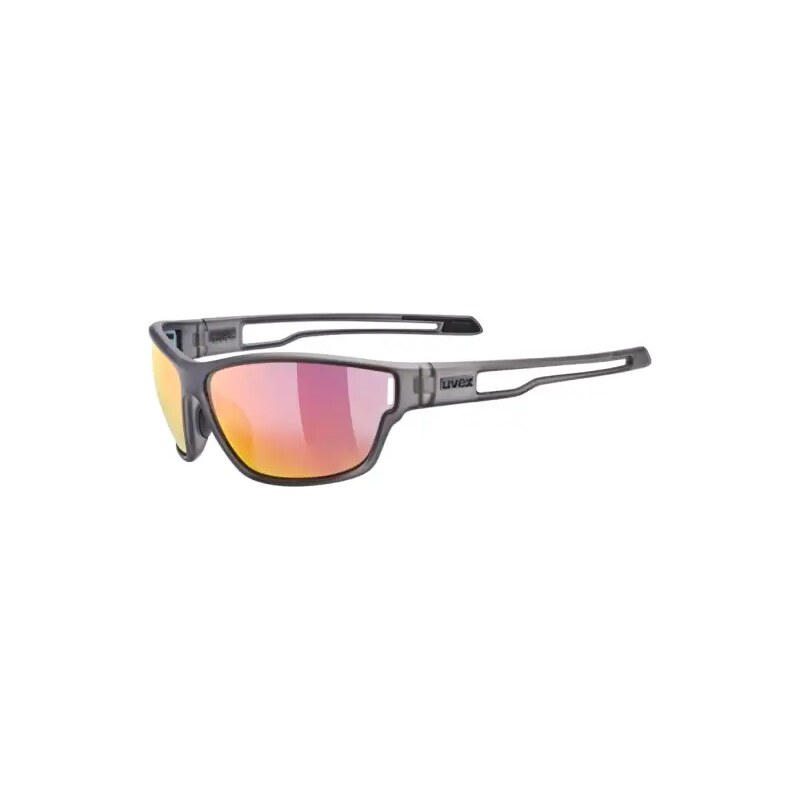 E-shop Uvex Sportstyle 806 okuliare Smoke Matt/Mirror Red