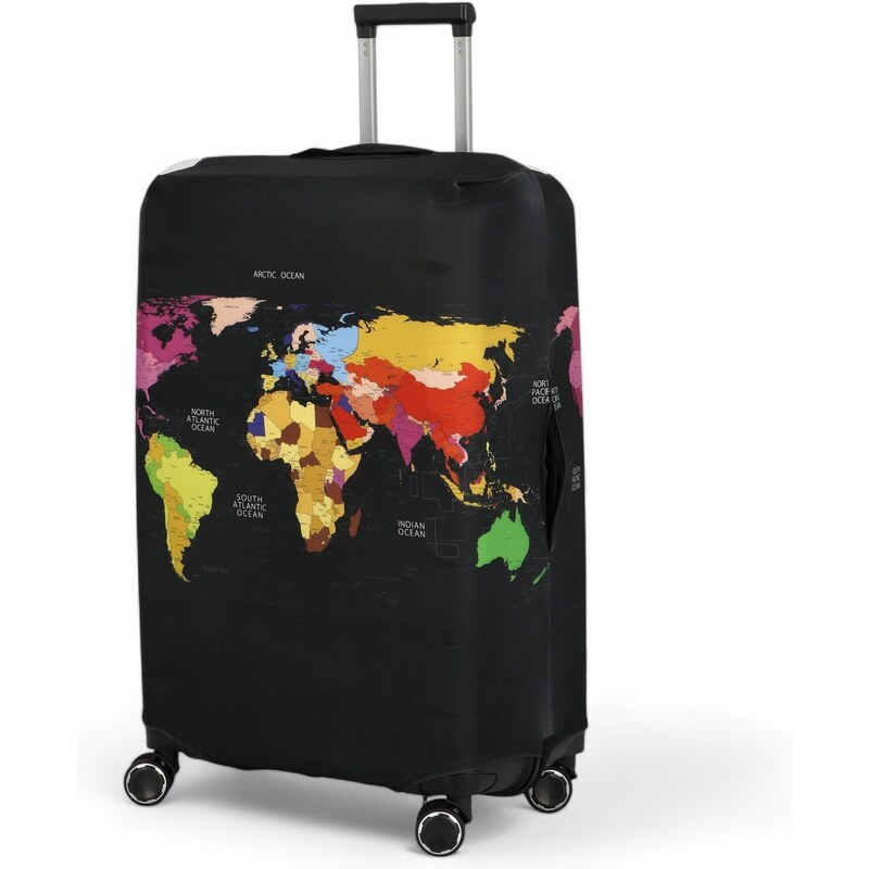 ORMI Obal na kufor Travel Mapa veľkosť L, čierny 66434457