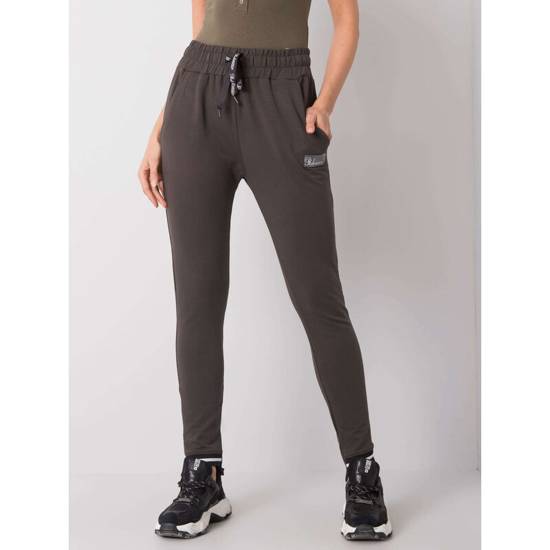 RELEVANCE Khaki dámske tepláky RV-DR-5773.18X-khaki 57947300