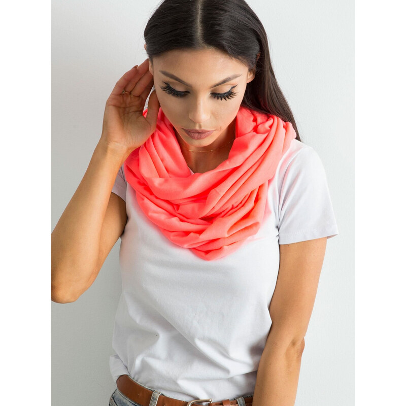 BASIC Neónovo oranžová šatka -Nech-KM-14560.31P-orange 25630471