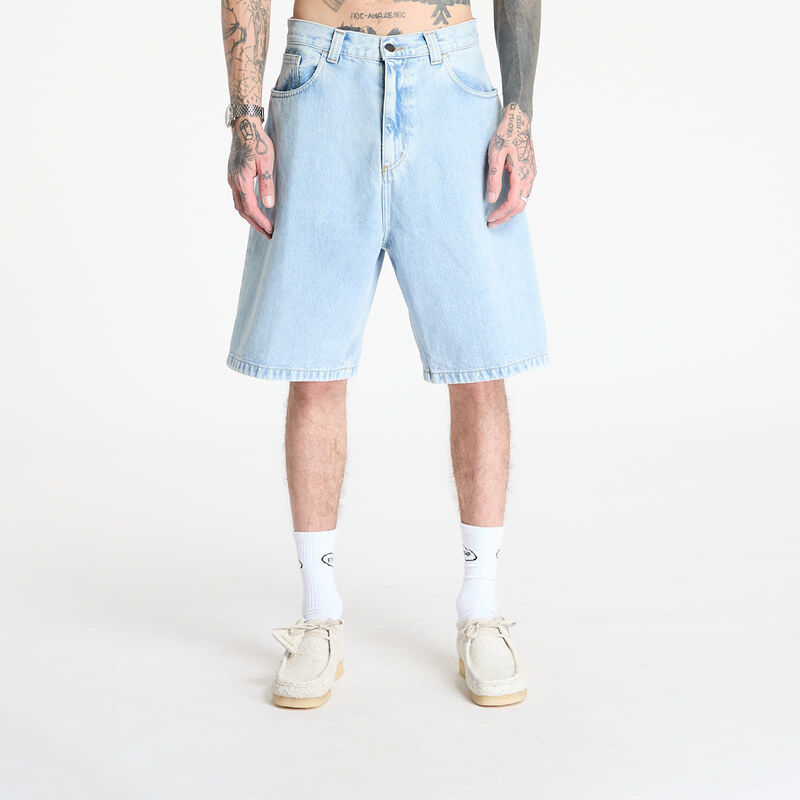 Šortky Carhartt WIP Brandon Short Blue Heavy Stone Bleached XXL 63443048