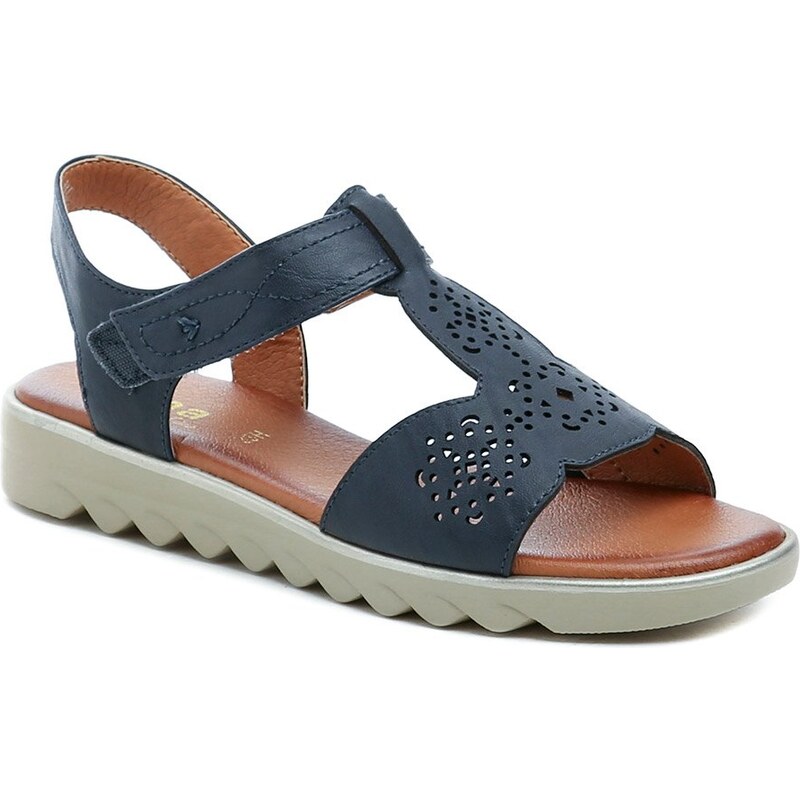 Jana 8-28262-44 navy dámske sandále šírka H 63443933