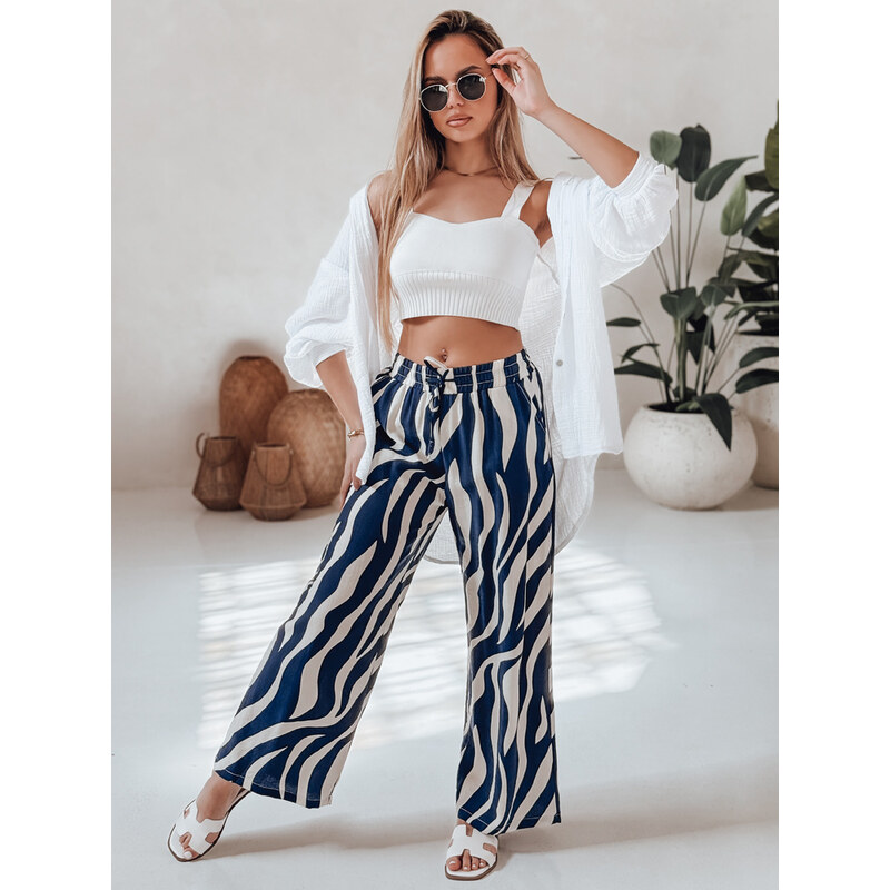 DStreet Dámske široké nohavice ZEBRAVIBE 64681335