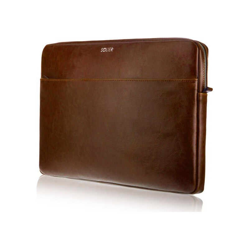 SOLIER Hnedé púzdro pre notebook 13; SA24 13CALI VINTAGE BROWN 11103006