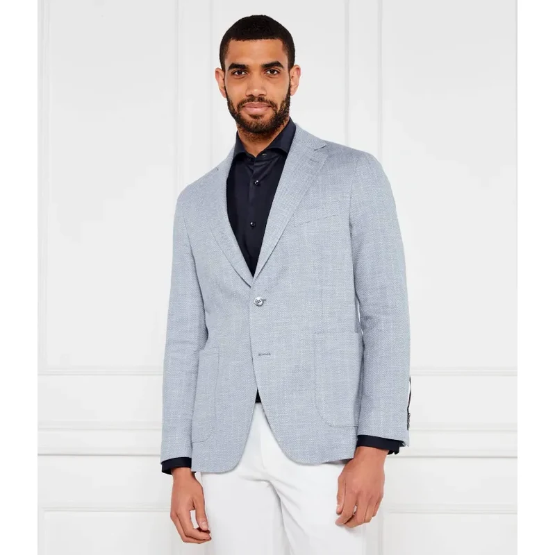 Oscar Jacobson Sako Ferry | Regular Fit | s prímesou ľanu 63444481