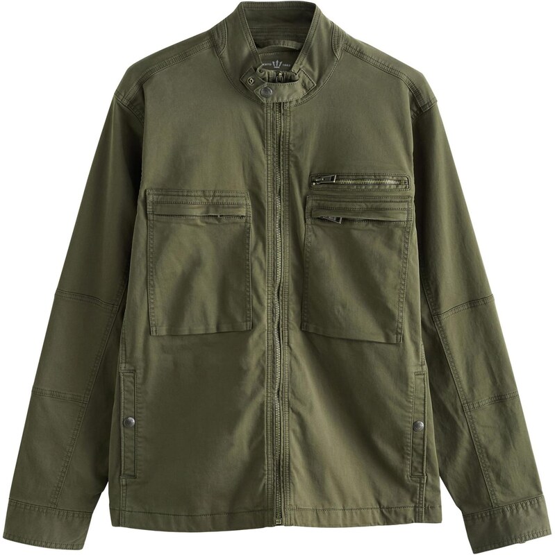 Next Prechodná bunda kaki / tmavozelená 63448804