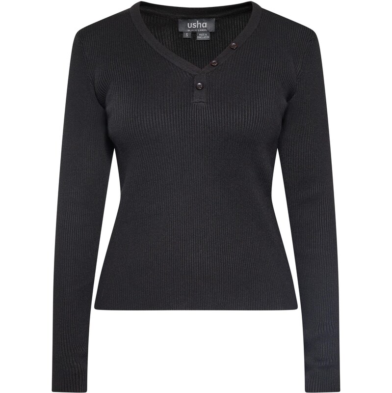 usha BLACK LABEL Sveter čierna 65871051
