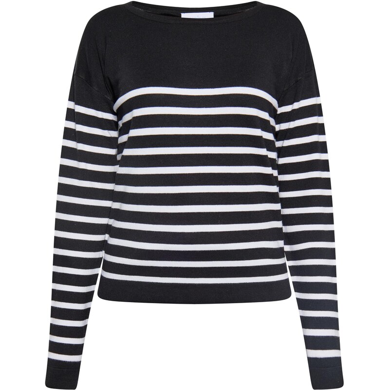 usha BLUE LABEL Sveter čierna / biela 65642894