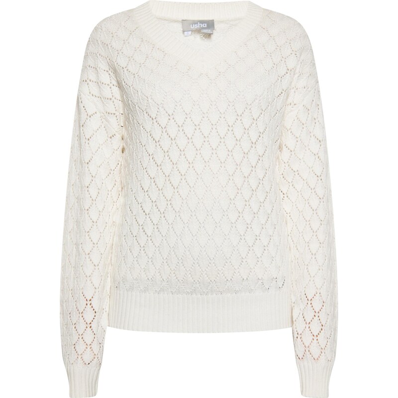 Usha Sveter biela ako vlna 65706917