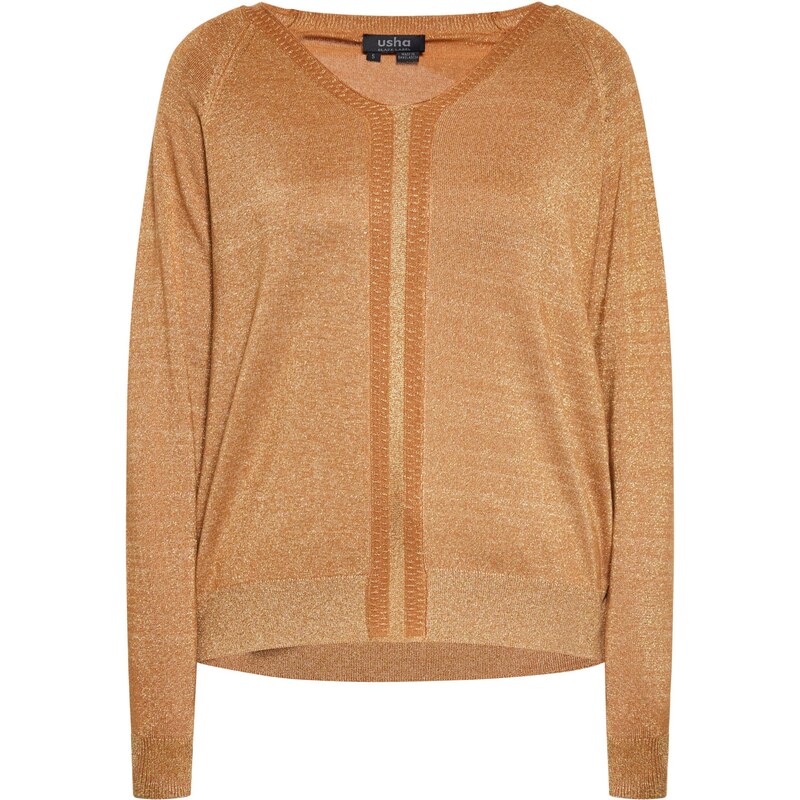 usha BLACK LABEL Sveter farba ťavej srsti 65871364