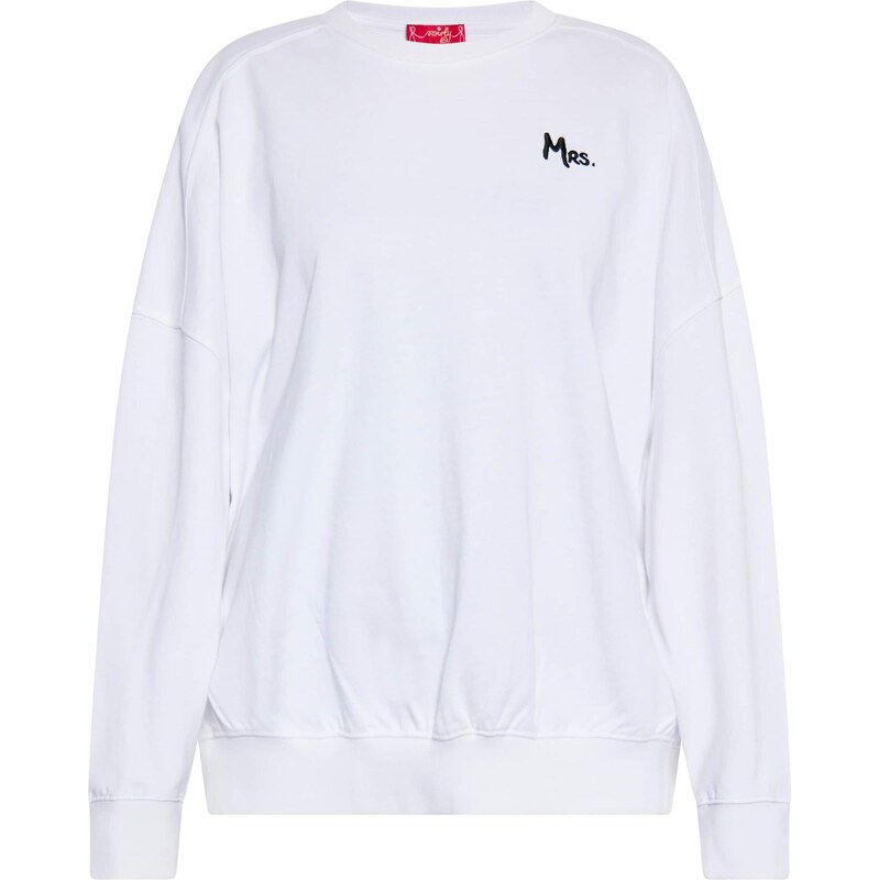 swirly Mikina čierna / biela 65693918