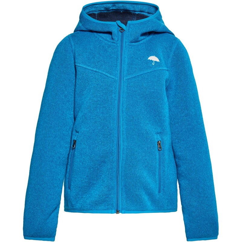 Schmuddelwedda Flisová bunda neónovo modrá / biela 63691798