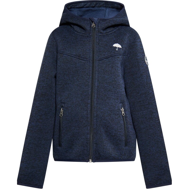 Schmuddelwedda Flisová bunda námornícka modrá / biela 63691800