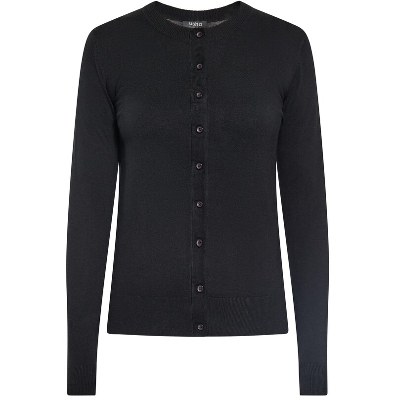 usha BLACK LABEL Kardigán čierna 63490565