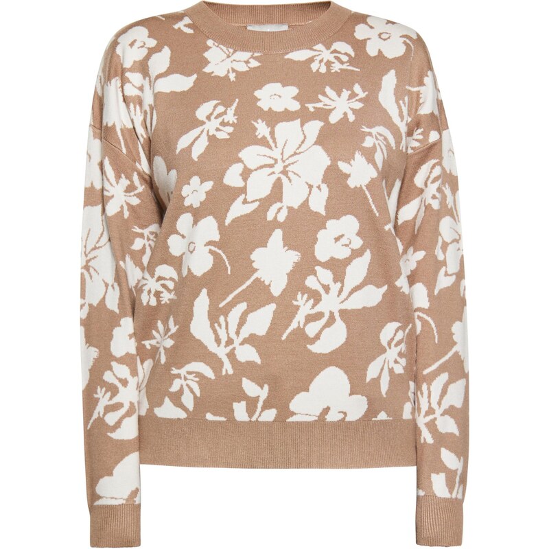 Usha Sveter tmavošedá / biela ako vlna 65706944