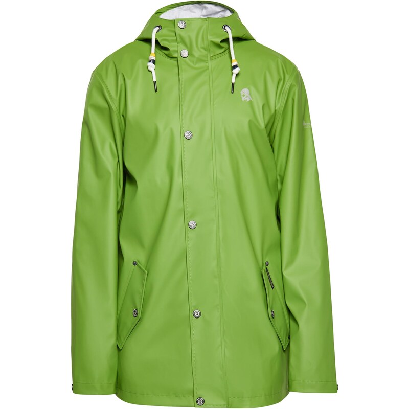 Schmuddelwedda Funkčná bunda striebornosivá / kiwi 64391441