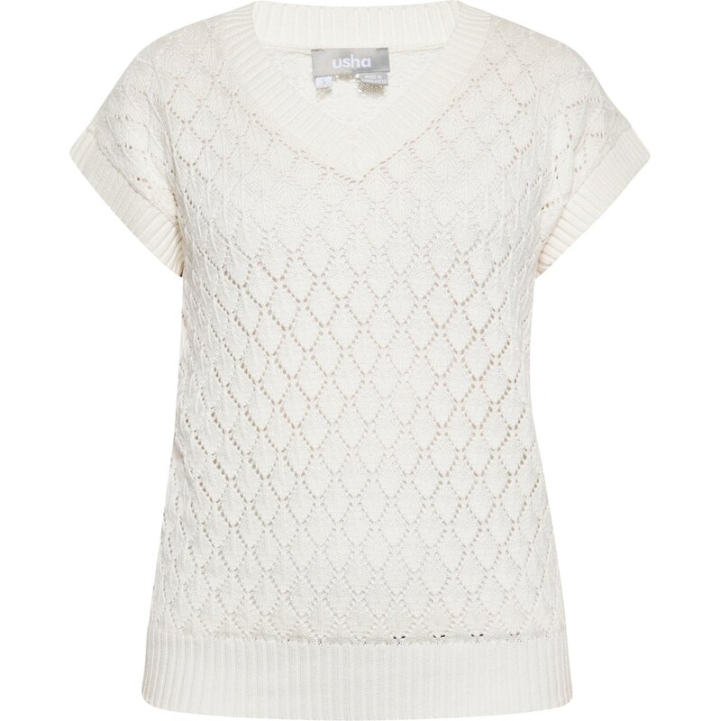 Usha Sveter biela ako vlna 65706953