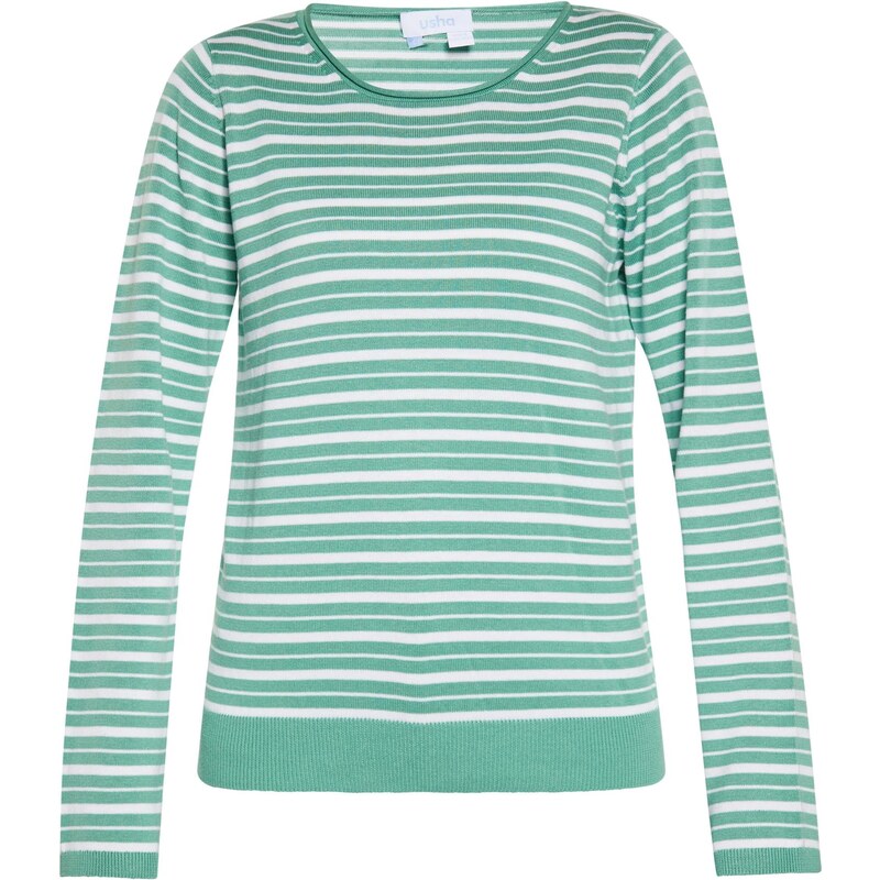 usha BLUE LABEL Sveter svetlozelená / biela 65643065