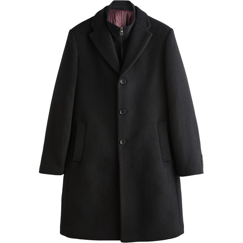 Next Prechodný kabát čierna 64801114