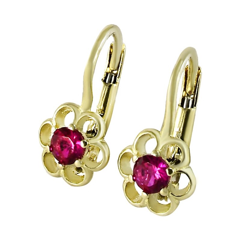 Zlaté detské náušnice Glare 326 63450087