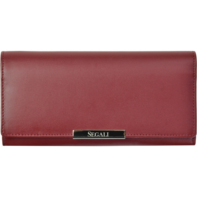 SEGALI Dámska kožená peňaženka 7066 bordo 66587398