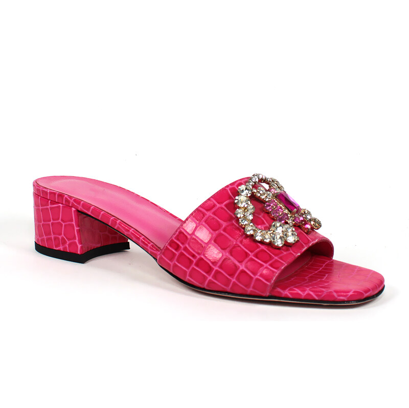 GLS Elegantné kožené šľapky 63452152