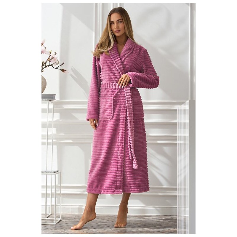 L&L Dámsky župan Ritta dlhý staroružový 63458856