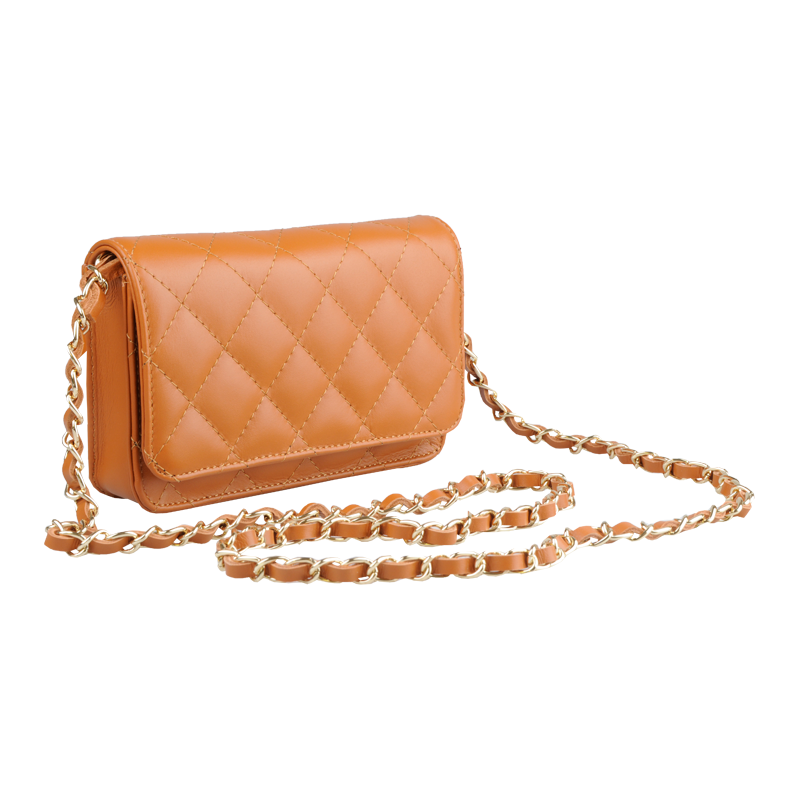 Camel kožená talianska crossbody kabelka Milva Camel NovaKabelka.sk 63453347