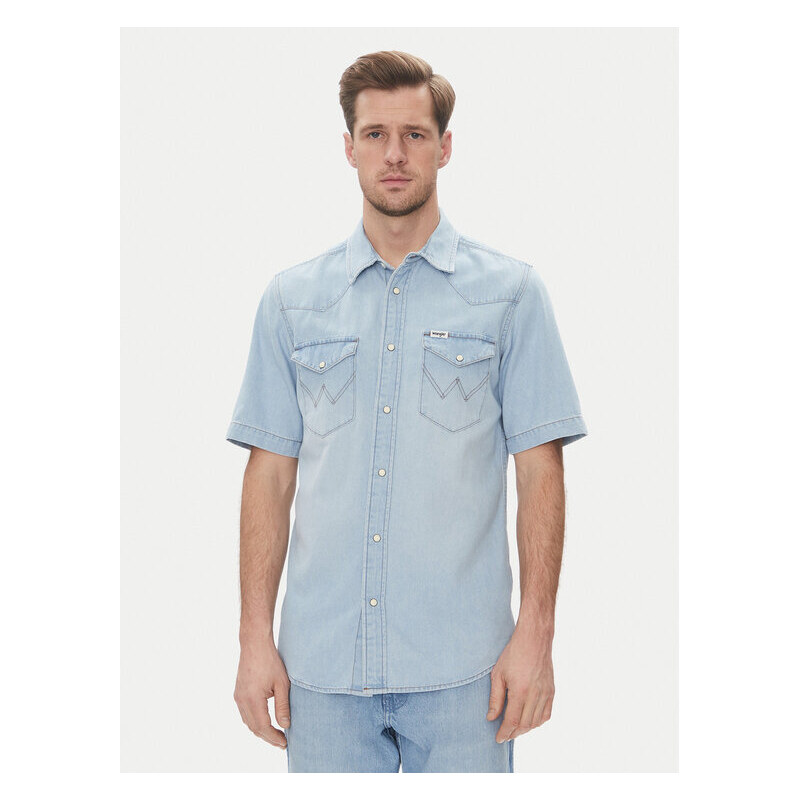 džínsová košeľa Wrangler 63453906