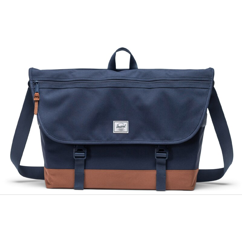 Herschel Cove Messenger - Navy/Saddle brown 23l 63475271