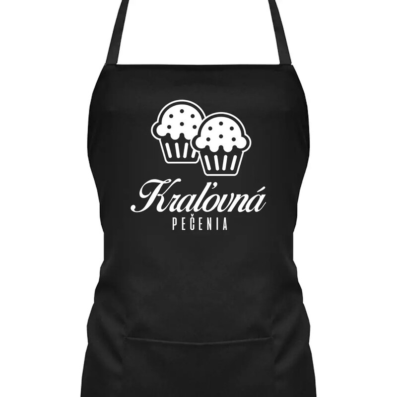 E-shop Garibald Kráľovná pečenia - zástera s potlačou