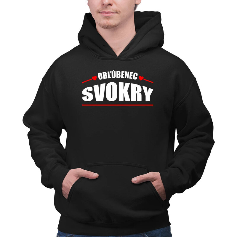 E-shop Garibald Obľúbenec svokry - pánska mikina s potlačou