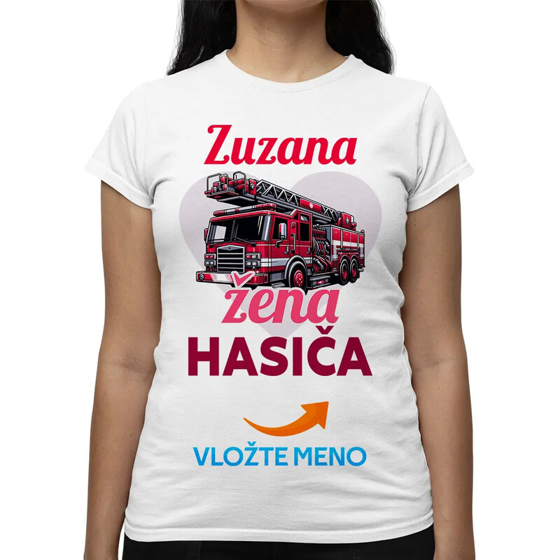 E-shop Garibald Žena hasiča (meno) - dámske tričko s potlačou -