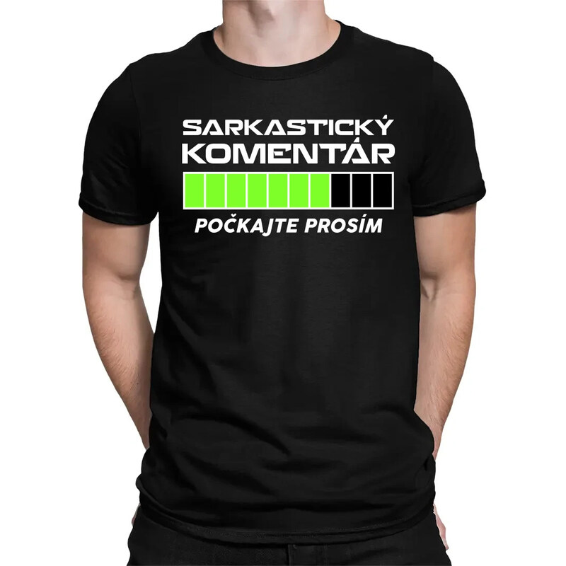 E-shop Garibald Sarkastický komentár - počkajte prosím - pánske tričko