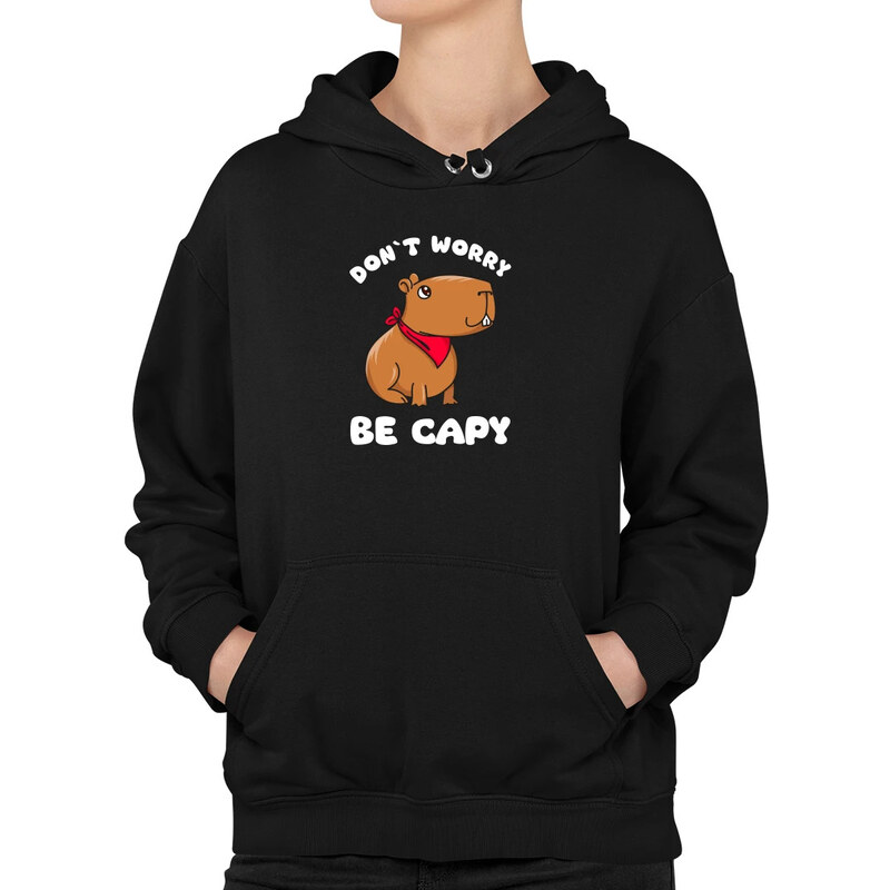 E-shop Garibald Don`t worry be Capy - dámska mikina s potlačou