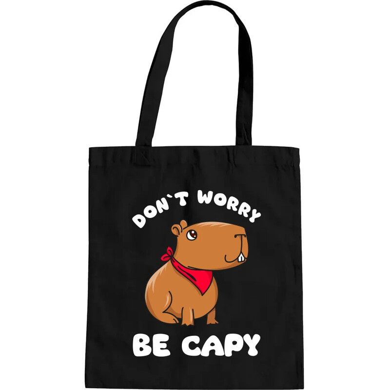 E-shop Garibald Don`t worry be Capy - taška s potlačou