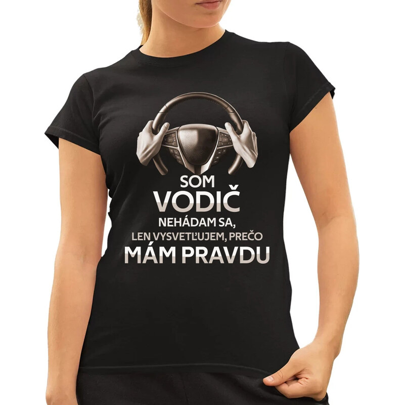 E-shop Garibald Som vodič - dámske tričko s potlačou