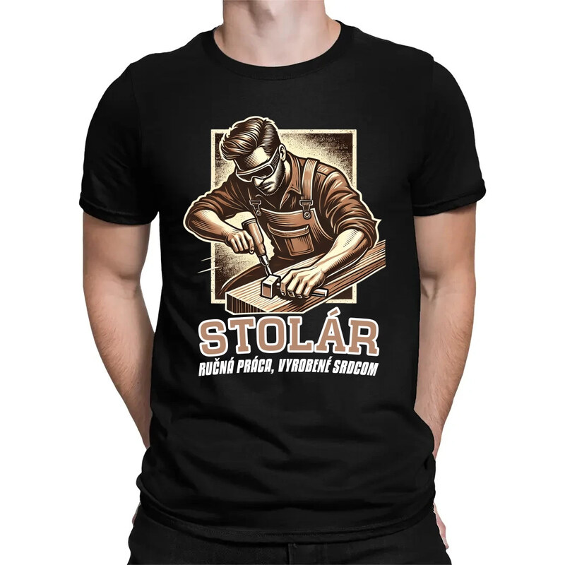 E-shop Garibald Stolár - ručná práca, vyrobené srdcom - pánske tričko s