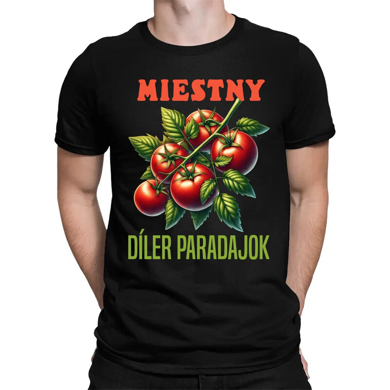 E-shop Garibald Miestny díler paradajok - pánske tričko s potlačou